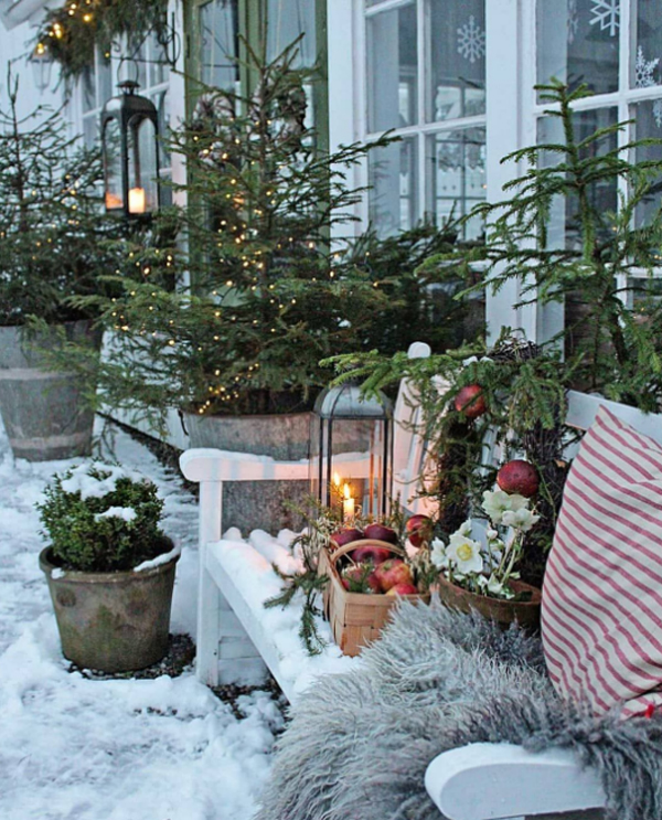 Zimné dekorácie do záhrady