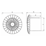 Axiálny ventilátor stropný AV PLUS 100 TB – Obrázok 4