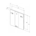 Revízne dvierka RD 50x50 B – Obrázok 4